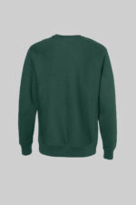 Classic B Chenille Crewneck (Green/Burgundy) - Image 2