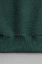 Classic B Chenille Crewneck (Green/Burgundy) - Image 3