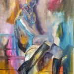 Woman on Armchair