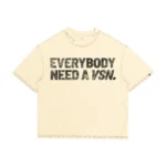 1 of 1 "Everybody Need A VSN" Destroyed & Distressed Tee