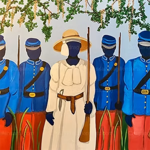 Harriet Tubman With Union Soldiers