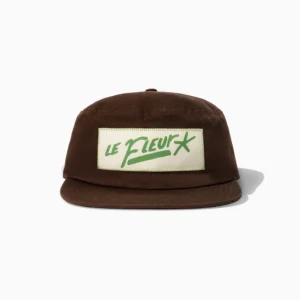 Nameplate Pillbox Hat Brown