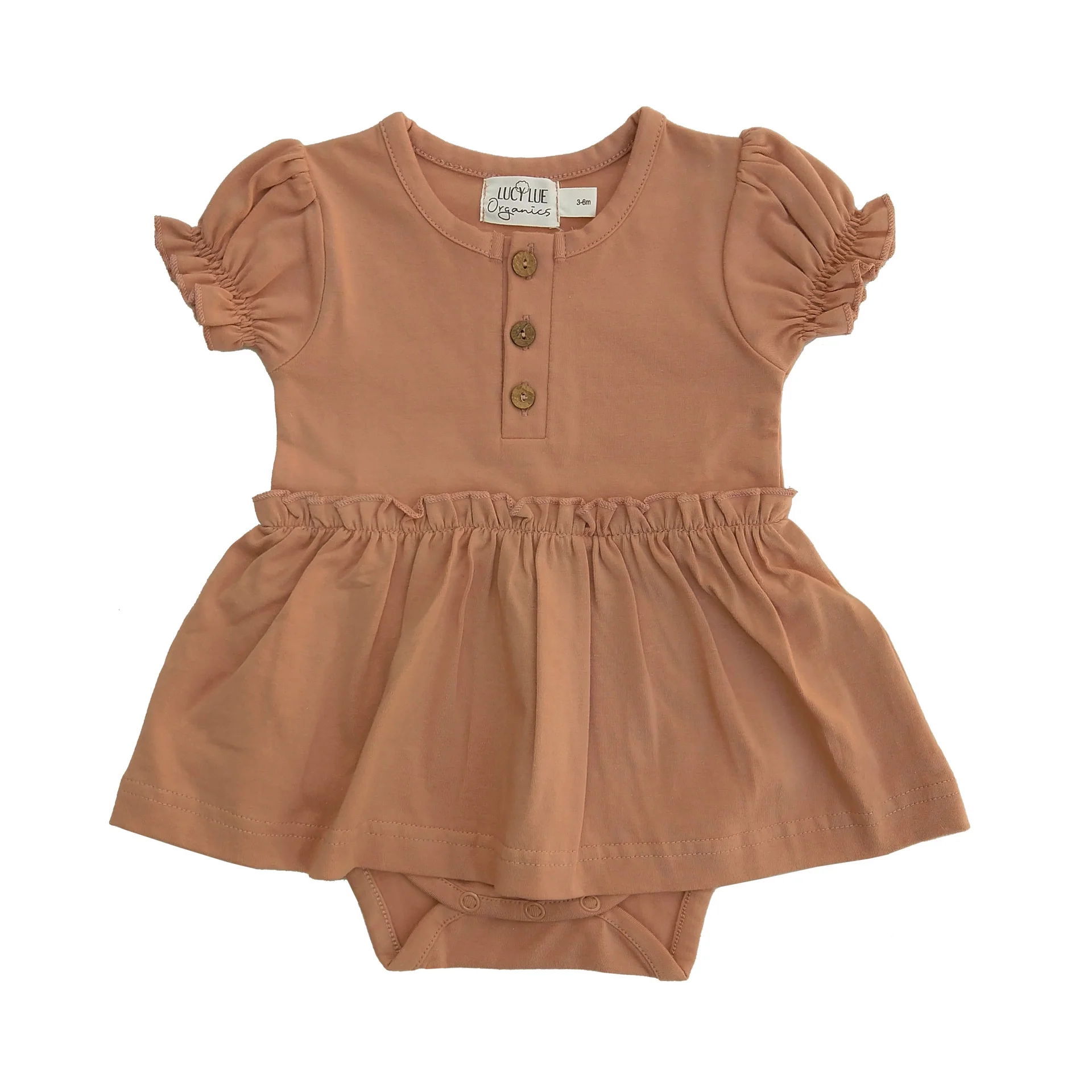 Organic Skirted Bodysuit Dress Organic Skirted Bodysuit Dress - Image 1