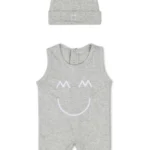 Sleeveless Romper and Bunny Hat Set